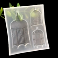 European vintage birdcage silicone mold with three detailed styles for resin jewelry crafts - European Retro Birdcage Style