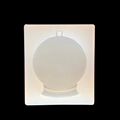 Translucent silicone mold for DIY crystal resin snowflake ball pendant crafts - Round Sphere Pendant Mold