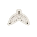 Moule en silicone blanc en forme de queue de sirène pour décoration de gâteaux fondant - Gris