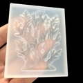 Transluzente Silikonform mit Korallen- und Seegras-Motiv für DIY-Harzprojekte - Korallen-Seegras-Form