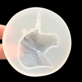 DIY Einhorn Silikonform für Harzschmuck und transparente handgefertigte Bastelornamente - Einhornkopf-Stil (16522)
