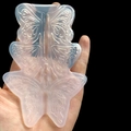 Molde de silicona de mariposa translúcida en tres tamaños para joyas de resina - Mariposa Translúcida