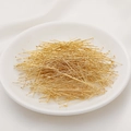 Platte kopspelden voor DIY sieraden maken in 18K vergulde afwerking bulkset - 0.5x20mm / 14K goud