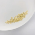 Gedetailleerde 14K vergulde textuur kralen voor DIY armbanden en kettingen maken - 6mm / 14K Goud