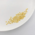 14K vergulde ronde tussenkralen met spiraalpatroon voor het maken van DIY-sieraden - 4mm / 18K Goud