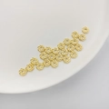 14K goud gevulde gedraaide tussenkralen voor DIY sieraden maken en armband bedeltjes - 8mm / 14K Goud