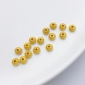 Set of 15 gold-plated saucer beads with vintage circular patterns for DIY jewelry making - Patterned Saucer Spacer (5mm)