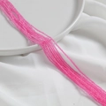 Faceted 2mm bright pink crystal beads for handmade jewelry DIY bracelets and necklaces - Rose Red