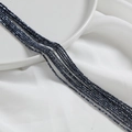 Strand of 2mm faceted black crystal beads for DIY jewelry and bracelet making - Dark Blue