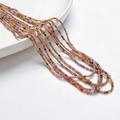 Cuentas de turmalina natural de 2mm para collares DIY y pulseras hechas a mano - Bolso Pequeño