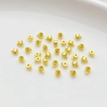 Polierte 14K goldgefüllte zylindrische Schnappverschlüsse für DIY-Schmuckherstellung - Mini-Druckverschluss / 18K Vergoldet