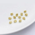 Onregelmatige 14K vergulde barokke tussenkralen voor het maken van DIY sieraden - 2# 6.5*5*4mm Gat 0.8mm