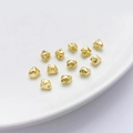 Set van 12 onregelmatige gefacetteerde 14K vergulde kralen voor DIY sieraden en ambachten - 3# 7*6*5mm Gat 1.0mm