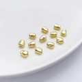 Onregelmatige barokke 14K gouden kralen voor DIY sieraden maken, set van 11 stuks - 4# 7.5*6.5*4mm Gat 1.2mm