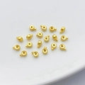 14K goldgefüllte Trennperlen-Clips für DIY-Schmuckherstellung mit poliertem Goldfinish - Schmaler Druckverschluss / 18K Vergoldet