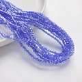 3mm bicone kristalglas kralen in paars en blauw voor handgemaakte DIY-sieraden - AB Blauw (3mm/Ongeveer 40cm Lengte)