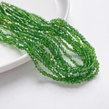 Strengen van 3mm grasgroene bicone kristalglas kralen voor DIY sieraden maken - AB Smaragd (3mm/Ongeveer 40cm Lengte)