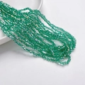 Smaragdgroene bicone geslepen kristallen kralen voor DIY sieraden maken - AB Blauwgroen (3mm/Ongeveer 40cm Lengte)