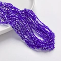 3mm donkerpaarse bicone kristalglas kralen met AB-coating voor DIY sieraden maken projecten - AB Blauwpaars (3mm/Ongeveer 40cm Lengte)