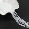 3mm bicone kristalglazen kralen in iriserend wit voor handgemaakte doe-het-zelf sieraden - AB Opaal (3mm/Ongeveer 40cm Lengte)