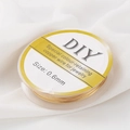 DIY-sieradendraad van 14K goudgevuld koper met 0,6mm dikte voor handgemaakte kettingen - 14K Goud 0.6mm (4.5m)