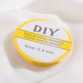 0,4 mm vergulde koperdraad op spoel voor DIY sieraden maken en handgemaakte projecten - Diep Goud 0.4mm (10m)