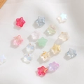 Mix of colorful star-shaped glass beads for DIY jewelry making and bracelets - Multi-Color Star / 8mm (10 Pieces/Pack)