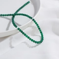 Elegante 4-6 mm natuurlijke groene agaat kralen voor DIY-sieraden en armbanden - Groene Agaat Stijl 4mm