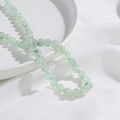 Natürliche hellgrüne Prehnit Perlen für DIY handgefertigte Schmuckarmbänder - Prehnit Stil 8mm