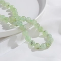 Blassgrüne Naturachat-Perlen 10mm für DIY-Schmuckherstellung und handgefertigte Armbänder - Prehnit Stil 10mm