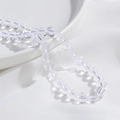 Polierte Naturkristall-Rundperlen für die DIY-Herstellung von Schmuckarmbändern - Bergkristall Stil 8mm