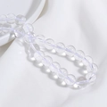 Transparente Naturkristall-Rundperlen für DIY-Schmuckarmbänder und Halsketten - Bergkristall Stil 10mm