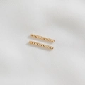 Paar 14K goud gevulde gefacetteerde buiskralen voor handgemaakte DIY sieraden - 15mm*1.5mm 14K Goud Rechte Buis