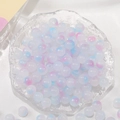Cuentas de vidrio en degradado rosa y azul pastel para manualidades de bisutería - Degradado Rosa Azul