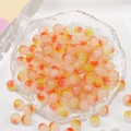 Cuentas de vidrio en degradado color melocotón para hacer pulseras hechas a mano - Rojo-Amarillo Degradado