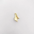Elegant 18k gold plated maple leaf branch pendant for jewelry making and necklaces - Bright Gold (NAF12-3)