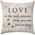 Vintage butterfly throw pillow cover with marble texture and inspirational quote print - 45*45cm Short Plush Single Sided Without Core / Love Butterfly Style (CDR422-4)