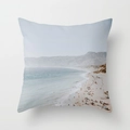 Square peach skin pillowcase with a summer beach landscape digital print - 18x18 Inch / Summer Beach Style (DRD43-7)