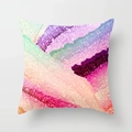 Detail view of modern Nordic cushion cover with colorful abstract ink gradient pattern - Modern Abstract Quicksand Gradient Style (DRD109-13) / Standard Square