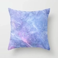 Close-up of pink and purple galaxy cloud pattern on soft peach skin pillowcase - Dreamy Galaxy (DRD360-14) / 45x45