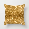 Federa quadrata moderna con texture glitterata dorata di lusso ed effetto luccicante - Motivo Texture Glitter Oro (DRD110-4)