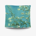 Arazzo Van Gogh Mandorlo in Fiore con motivo floreale di pittura a olio blu - 95x73 Levigato (Sottile) / Stile Mandorlo in Fiore (GT13-11)