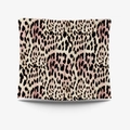 Arazzo quadrato moderno con stampa leopardata in nero e rosa per decorazione murale interna - Gt27-4 / 95x73 (tessuto Spazzolato)
