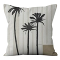 Nordic minimalist palm tree silhouette cushion cover with abstract geometric patterns - 18x18 Inch / Palm Tree Silhouette Modern Minimalist (CRD39-29)