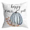 Detail von happy FALL yall Kürbis-Druck auf Herbst Ernte Pfirsichhaut Kissenbezug - 45*45cm (Kein Inlett) / Stil 3