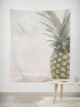 Arazzo da spiaggia minimalista con stampa realistica di ananas su tessuto di alta qualità - Gt45-3 / 95*73 (tessuto Spazzolato)