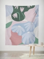 Arazzo da parete astratto floreale Matisse con silhouette per decorazioni moderne - Gt62-3 / 95*73 (tessuto Spazzolato)