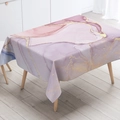 Close-up of pink and purple marble texture tablecloth with elegant golden glitter edges - Zb14-29 / 40*60cm Small Towel