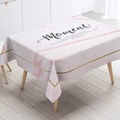 Detail of pink marble tablecloth with gold accents and inspirational quote for home decor - Zb14-25 / 40*60cm Small Towel