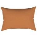 Federa per cuscino lombare rettangolare arancione minimalista in tessuto terracotta - 30cm x 50cm / Stile Arancio Bruciato Tinta Unita (CRD62-2)